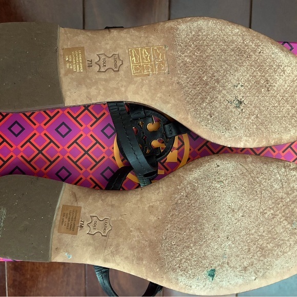 Tory Burch Mini Miller Square Toe Sandals - Picture 5 of 6